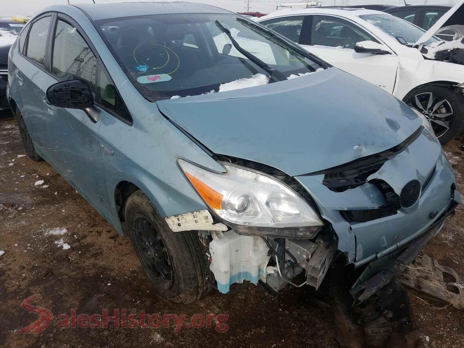 2014 TOYOTA PRIUS — VIN JTDKN3DU3E1802312