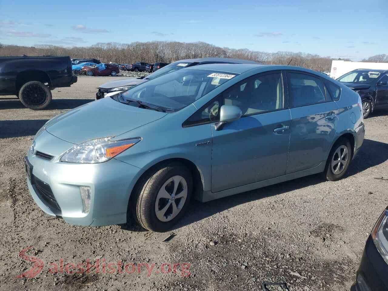 2014 TOYOTA PRIUS — VIN JTDKN3DU3E1855026
