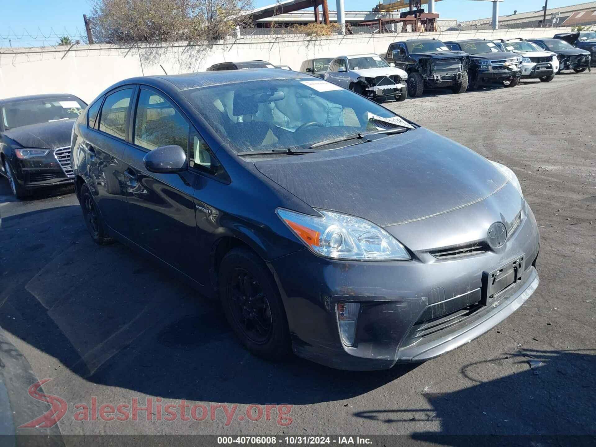 2015 TOYOTA PRIUS — VIN JTDKN3DU3F2001715