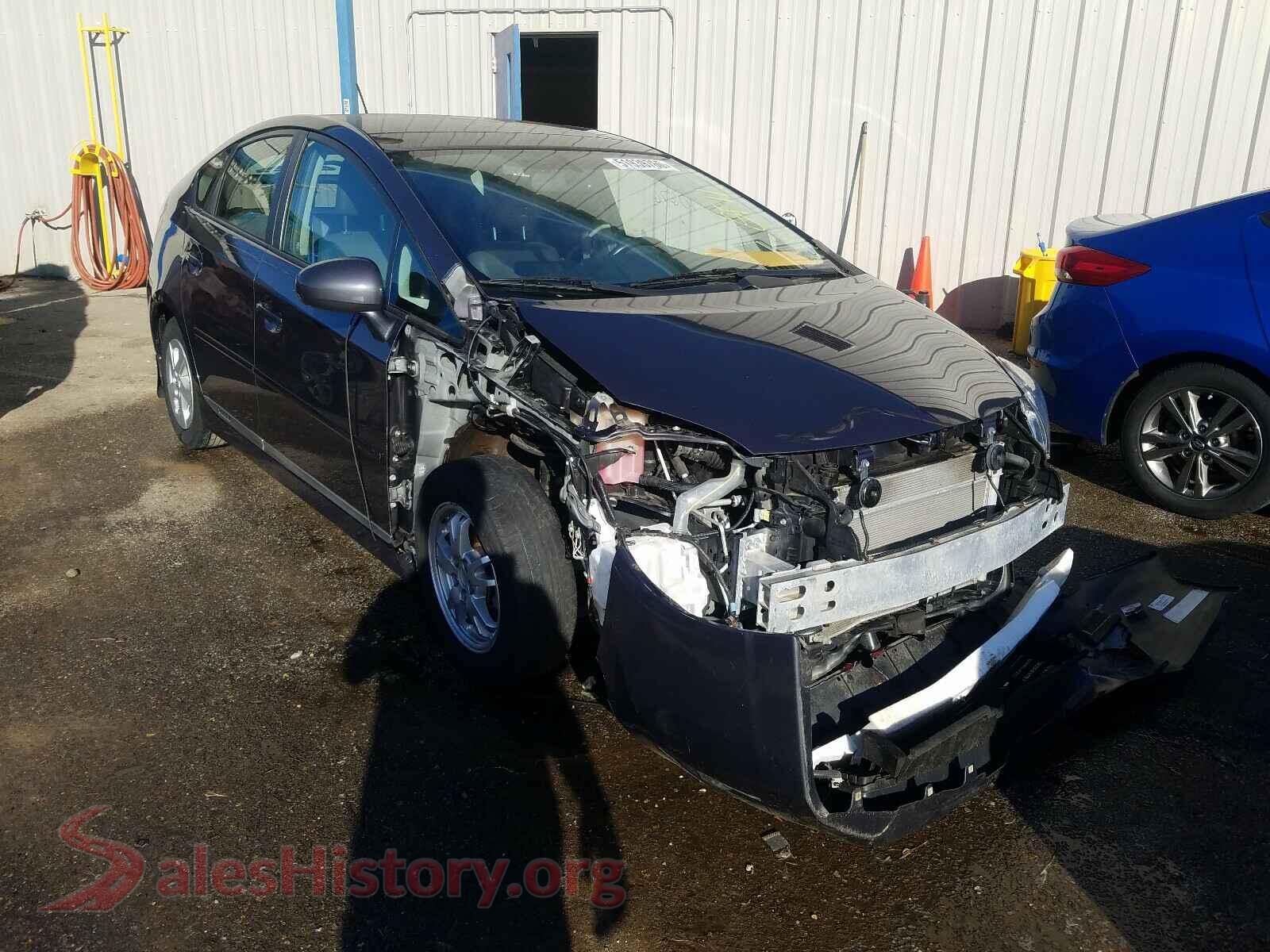 2011 TOYOTA PRIUS — VIN JTDKN3DU4B0314925