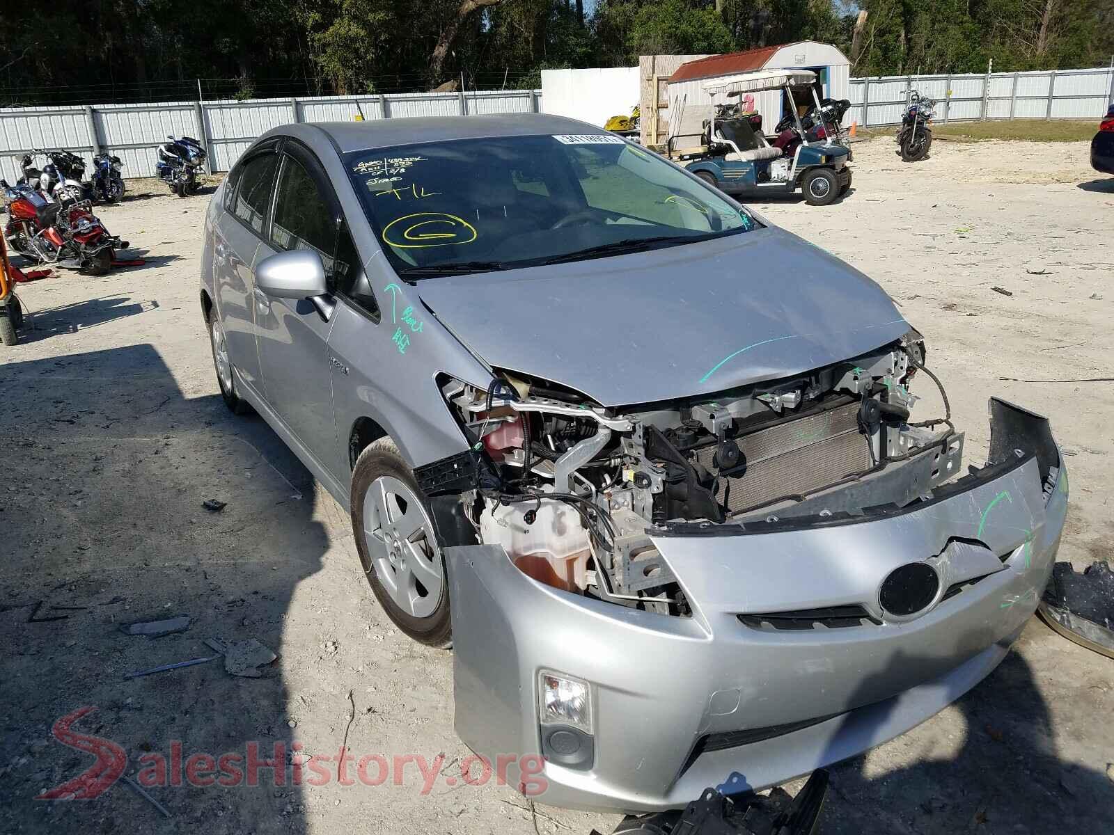 2011 TOYOTA PRIUS — VIN JTDKN3DU4B1420141