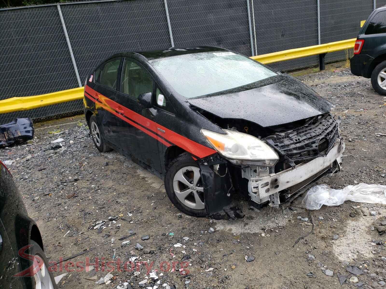 2012 TOYOTA PRIUS — VIN JTDKN3DU4C1550583
