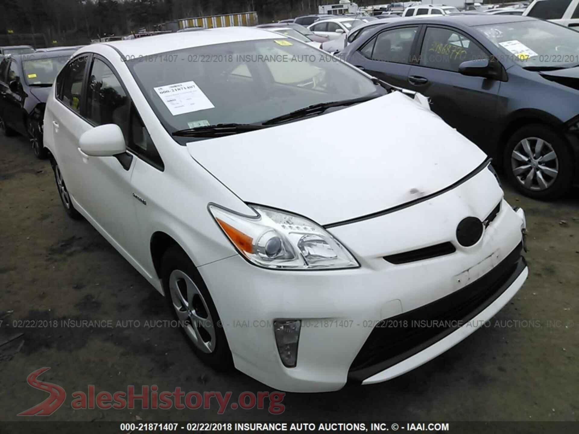 2012 Toyota Prius — VIN JTDKN3DU4C5496646