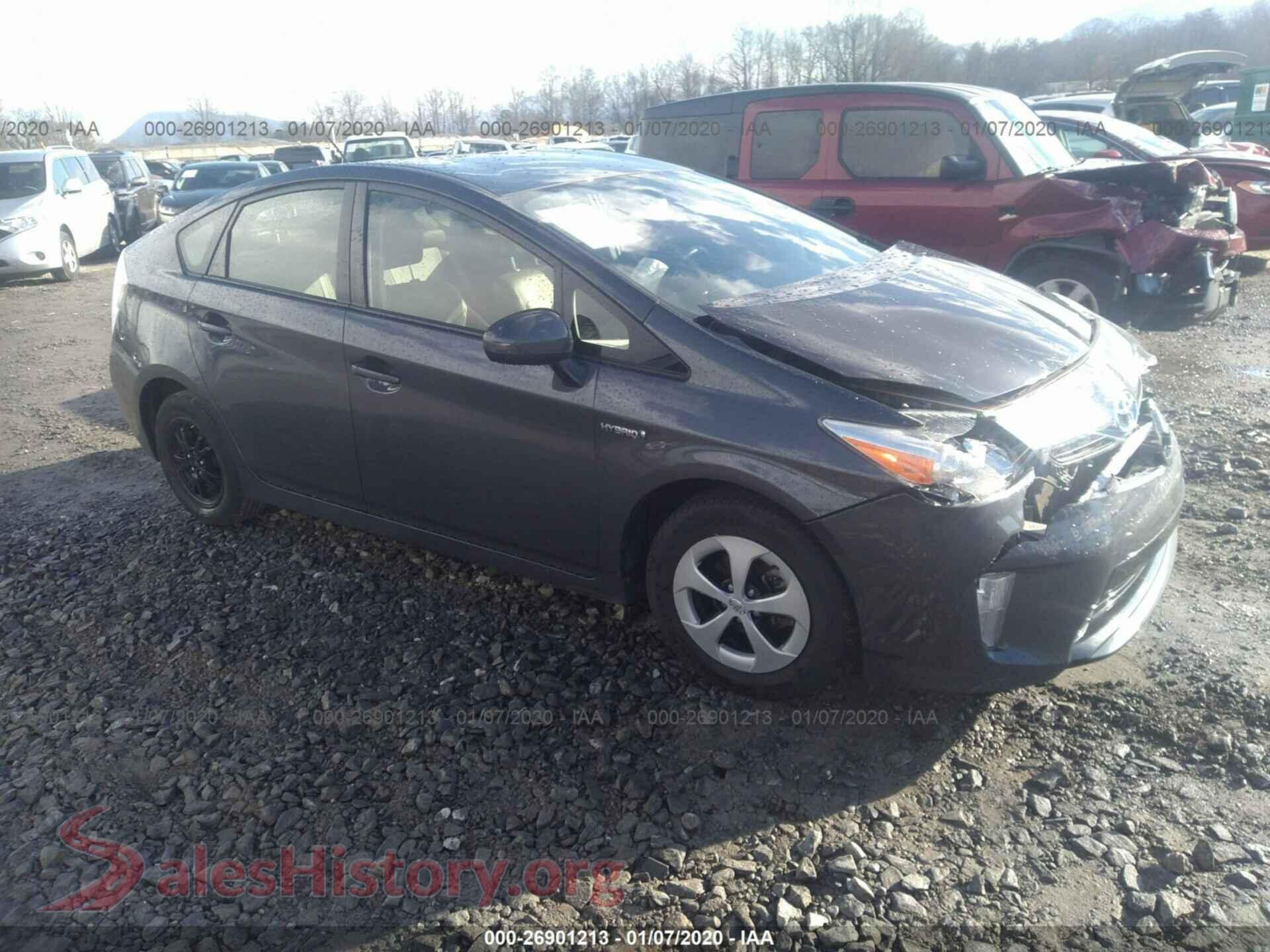 2013 TOYOTA PRIUS — VIN JTDKN3DU4D5539173