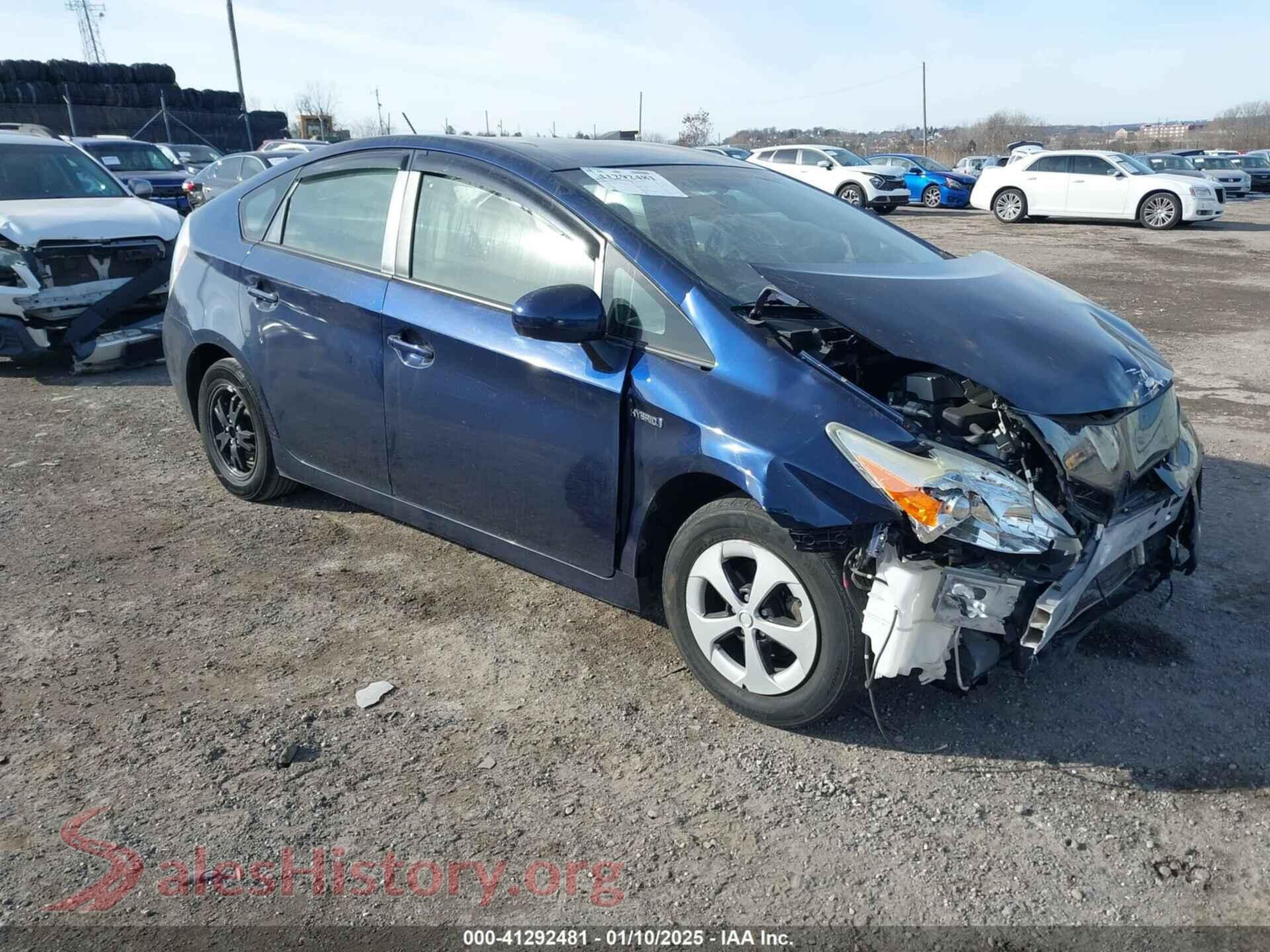 2014 TOYOTA PRIUS — VIN JTDKN3DU4E1744453
