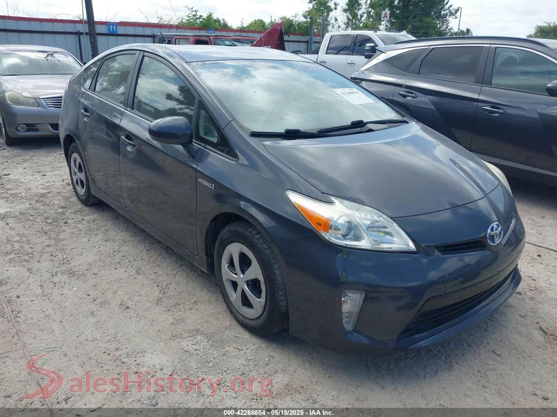 2015 TOYOTA PRIUS — VIN JTDKN3DU4F0465947