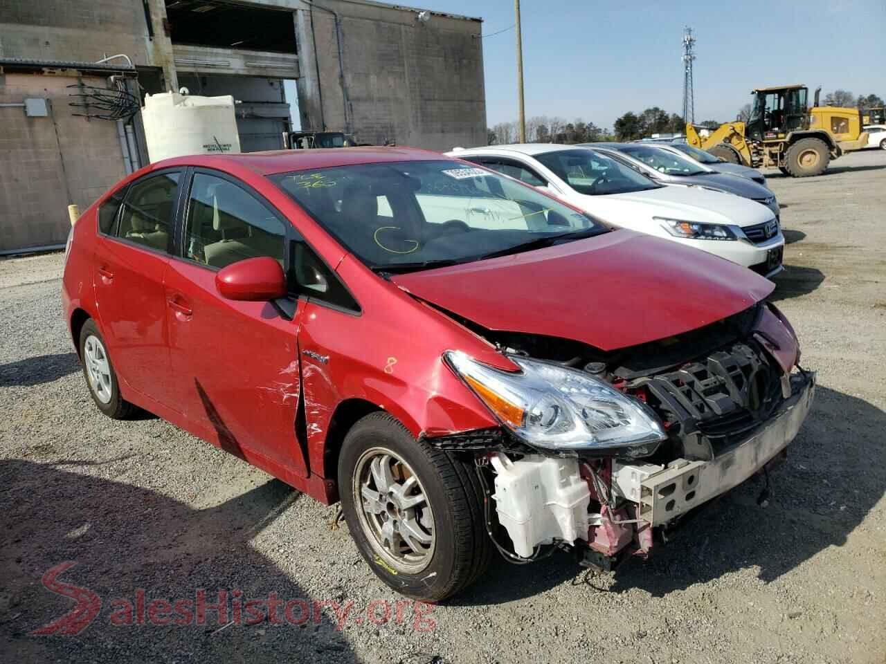 2010 TOYOTA PRIUS — VIN JTDKN3DU5A0234502