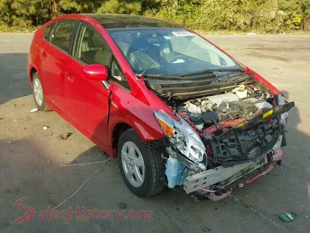 2011 TOYOTA PRIUS — VIN JTDKN3DU5B0287802