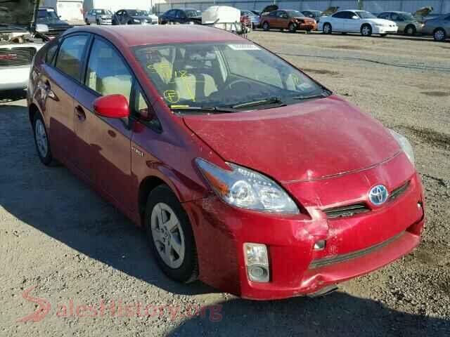 2011 TOYOTA PRIUS — VIN JTDKN3DU5B0310124