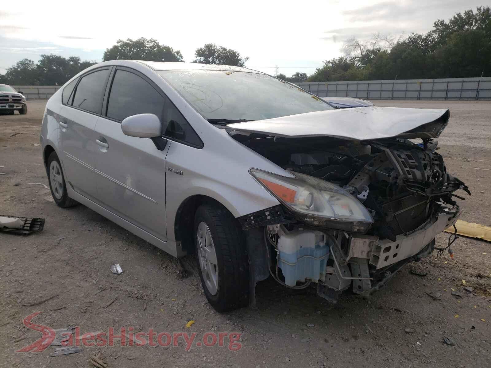 2011 TOYOTA PRIUS — VIN JTDKN3DU5B5330781