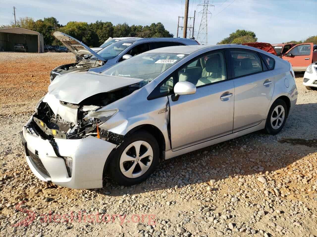 2013 TOYOTA PRIUS — VIN JTDKN3DU5D0338072