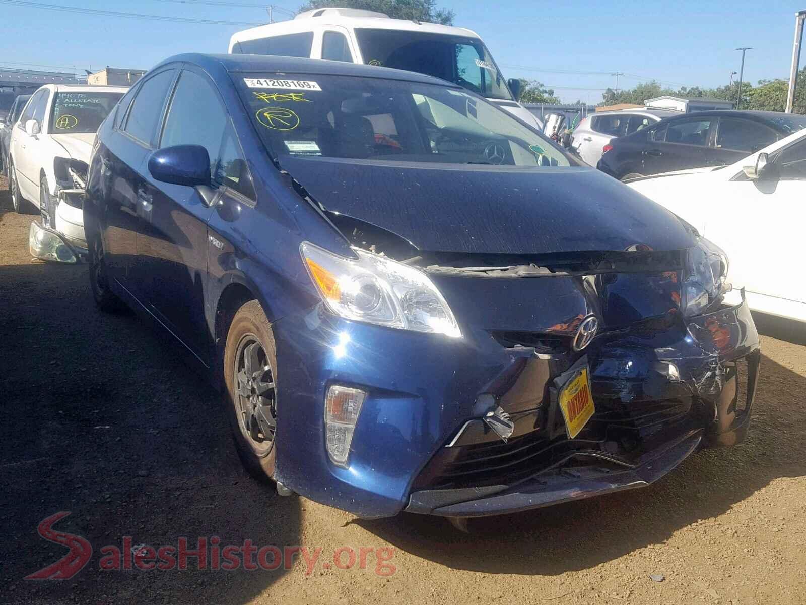 2013 TOYOTA PRIUS — VIN JTDKN3DU5D1616799