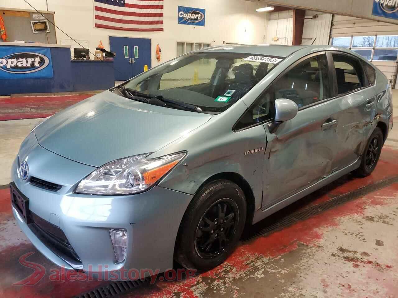 2013 TOYOTA PRIUS — VIN JTDKN3DU5D1702100