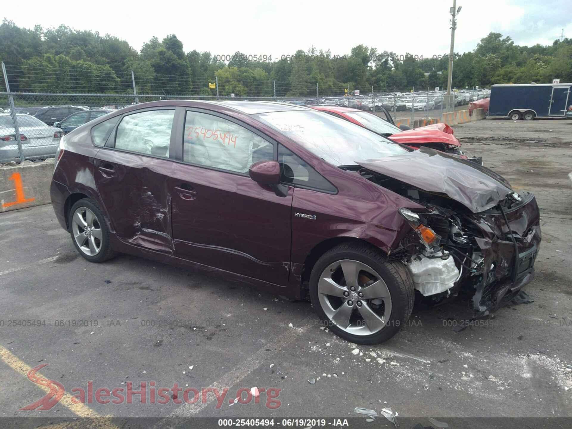 2013 TOYOTA PRIUS — VIN JTDKN3DU5D5593372