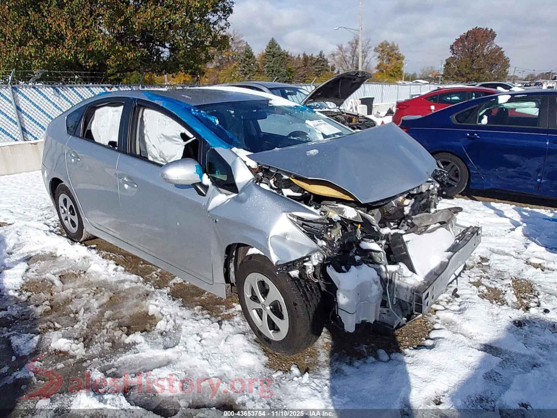 2013 TOYOTA PRIUS — VIN JTDKN3DU5D5645633