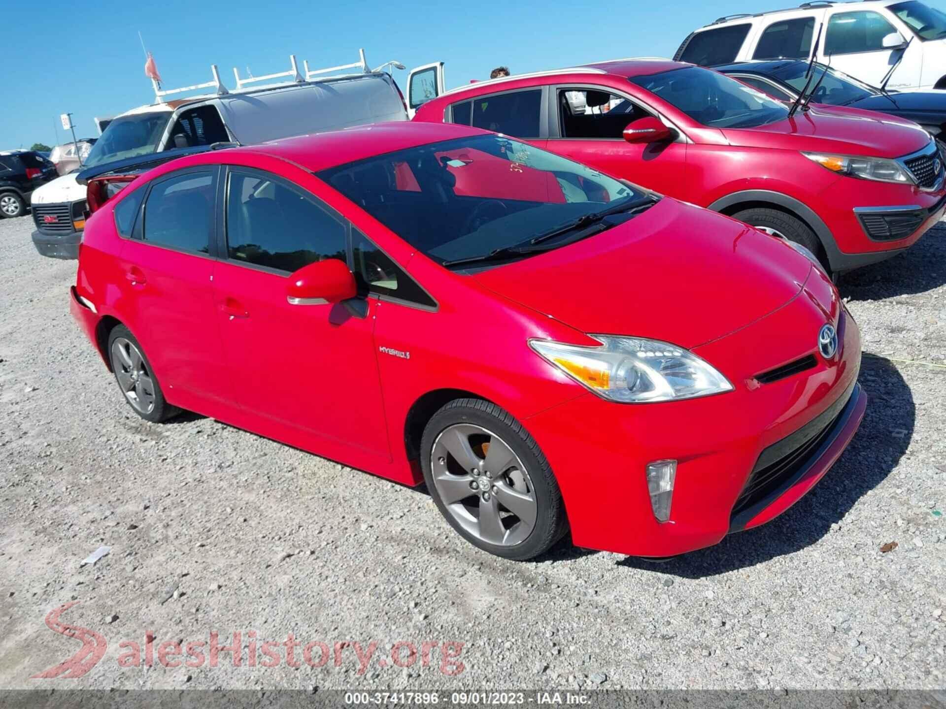 2015 TOYOTA PRIUS — VIN JTDKN3DU5F0418877