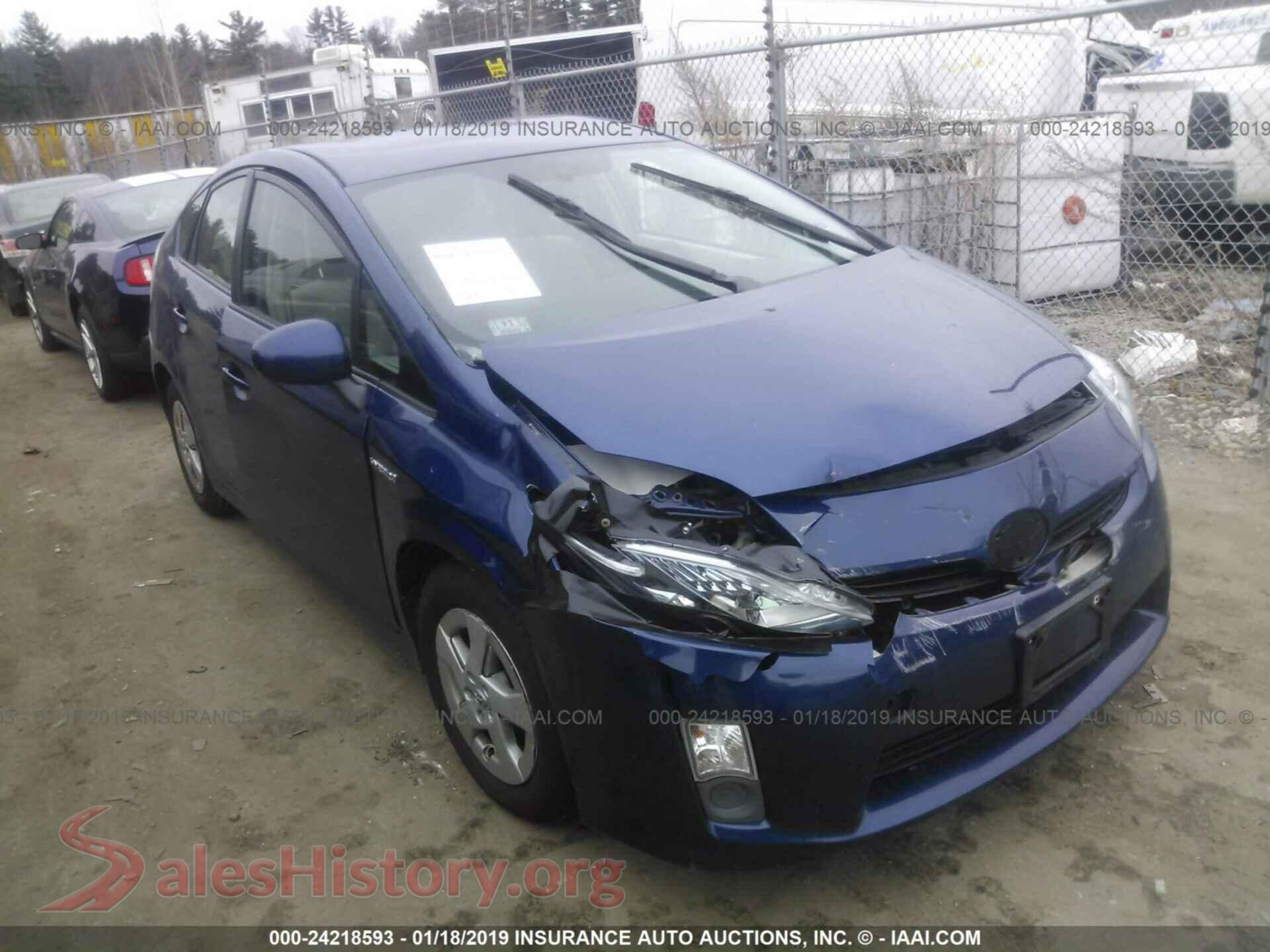 2010 TOYOTA PRIUS — VIN JTDKN3DU6A0148017