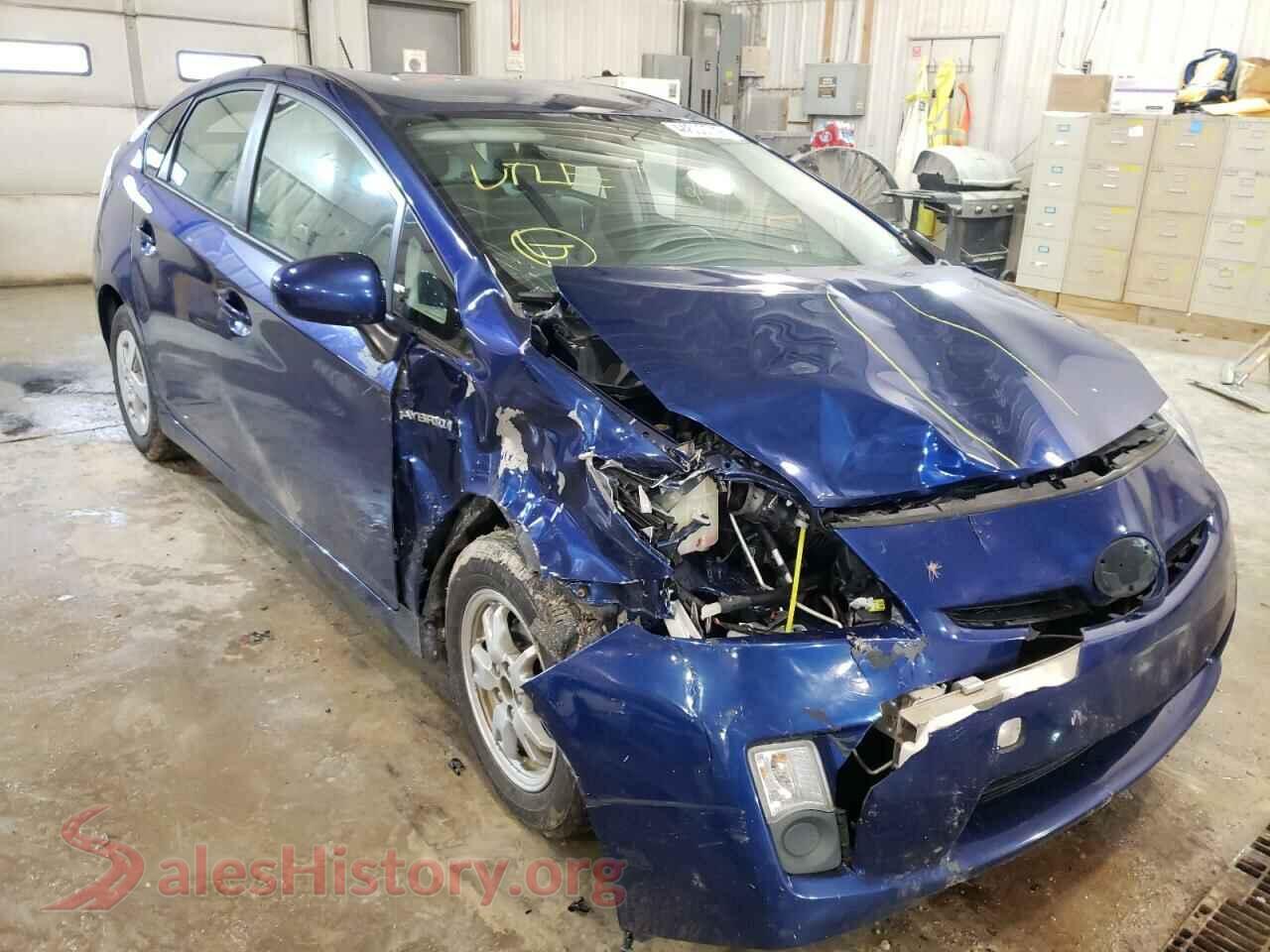 2010 TOYOTA PRIUS — VIN JTDKN3DU6A0222181