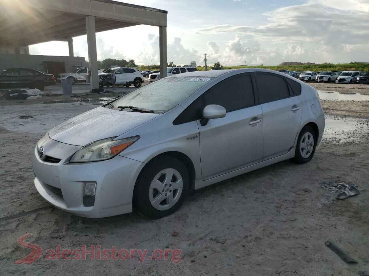 2010 TOYOTA PRIUS — VIN JTDKN3DU6A5154581