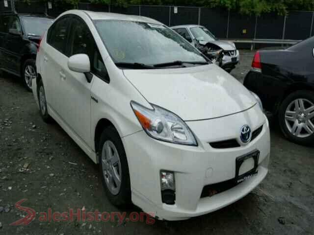 2011 TOYOTA PRIUS — VIN JTDKN3DU6B5323502