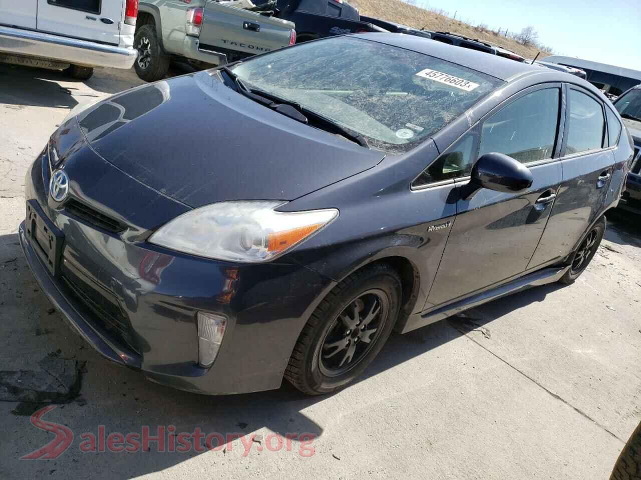 2012 TOYOTA PRIUS — VIN JTDKN3DU6C1563609