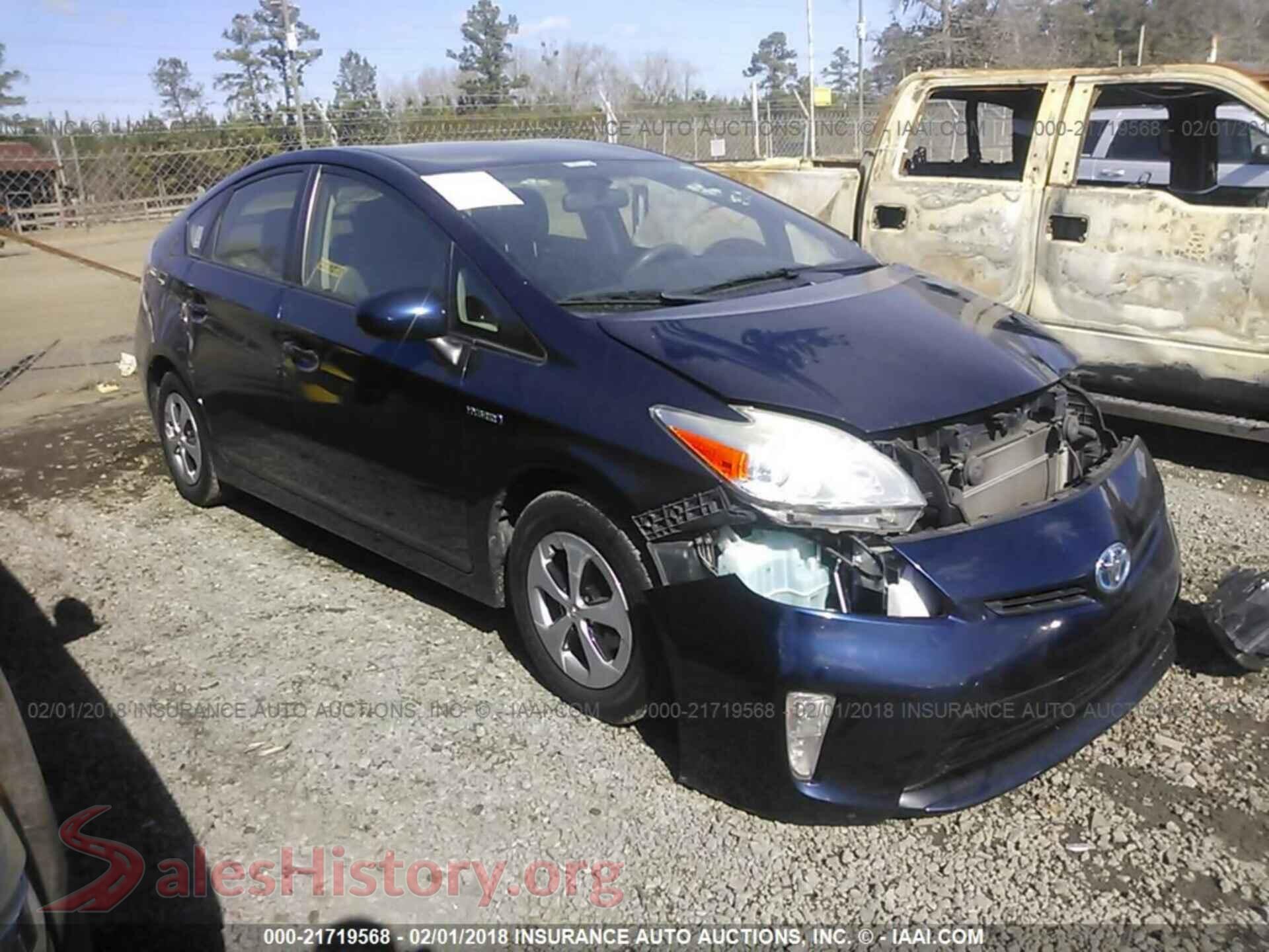 2013 Toyota Prius — VIN JTDKN3DU6D1635393