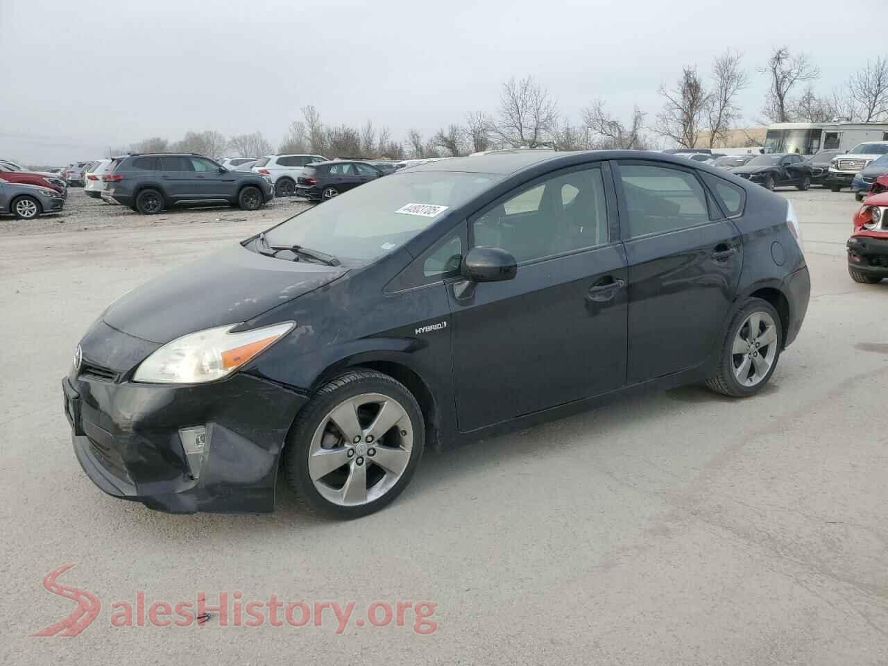 2013 TOYOTA PRIUS — VIN JTDKN3DU6D1653621