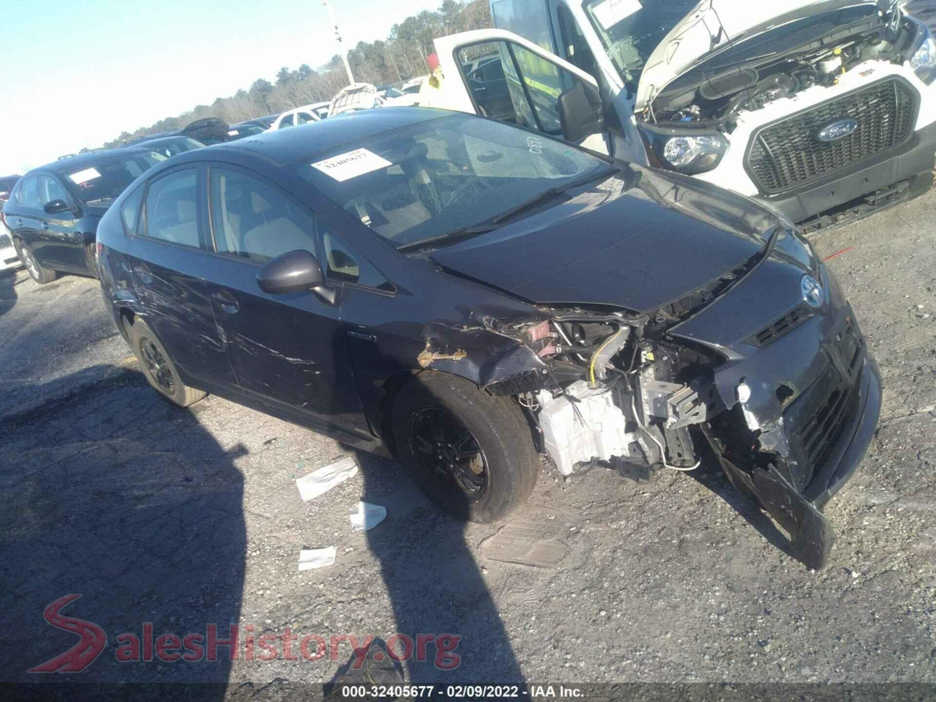 2013 TOYOTA PRIUS — VIN JTDKN3DU6D1720847