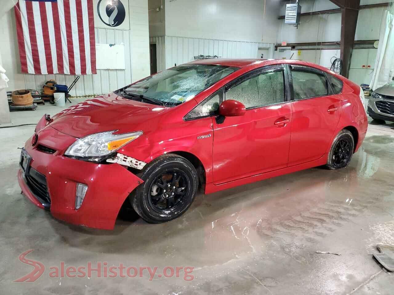 2014 TOYOTA PRIUS — VIN JTDKN3DU6E0374127