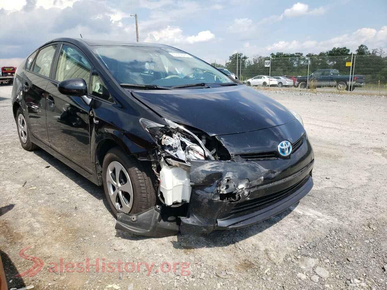 2014 TOYOTA PRIUS — VIN JTDKN3DU6E0379568