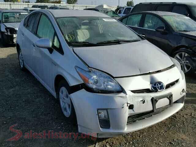 2010 TOYOTA PRIUS — VIN JTDKN3DU7A0059556