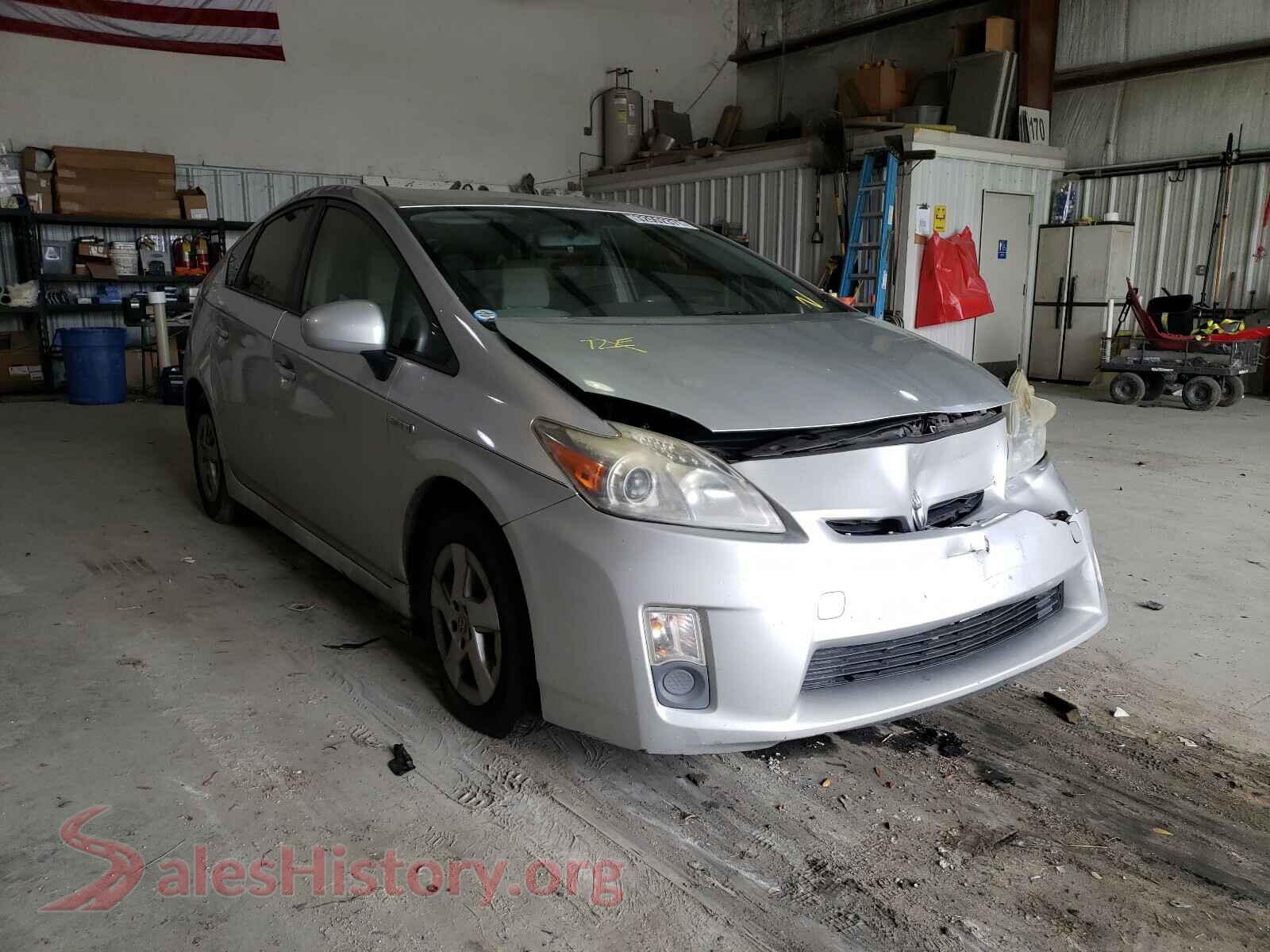 2011 TOYOTA PRIUS — VIN JTDKN3DU7B0269365