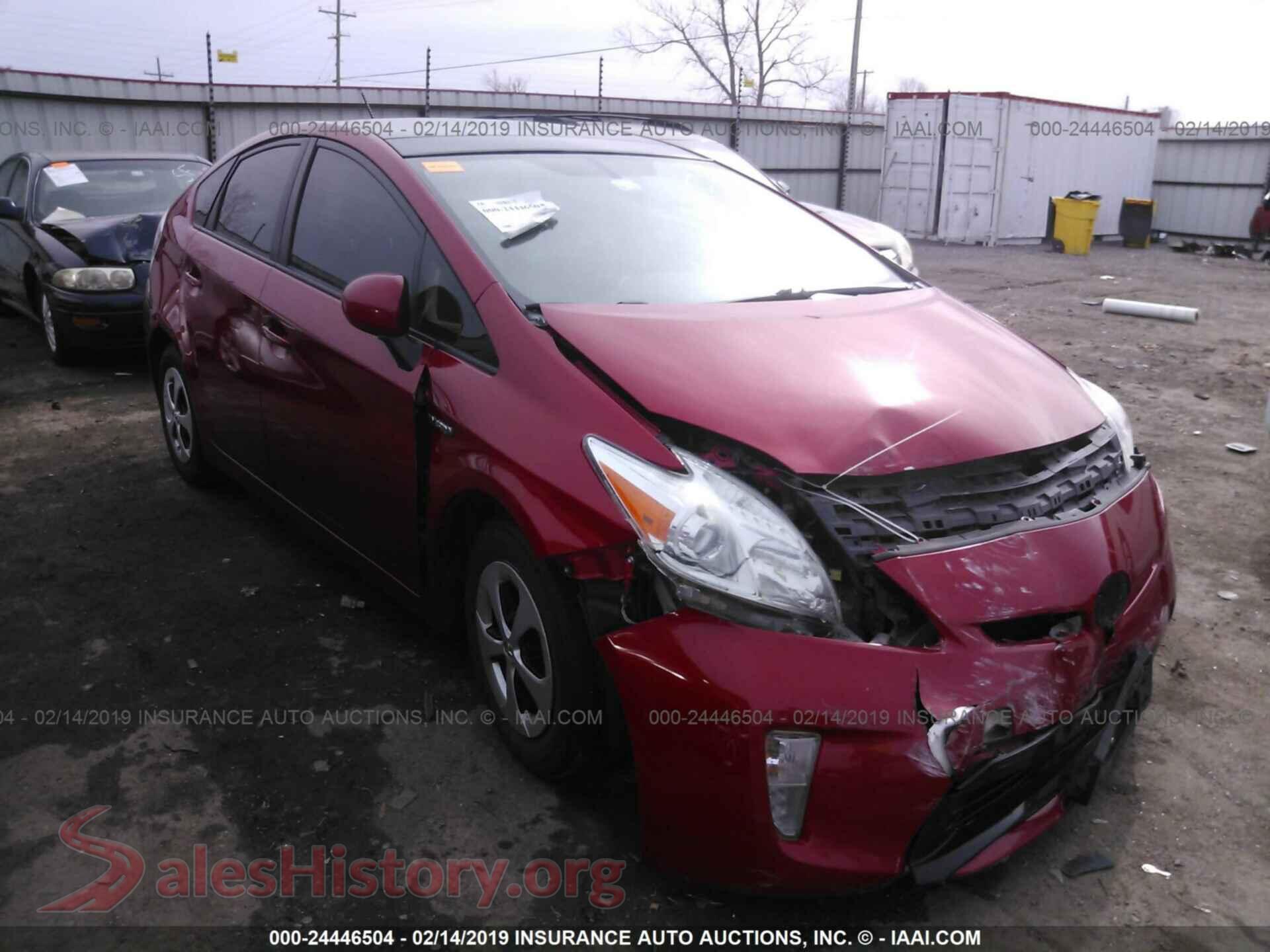 2013 TOYOTA PRIUS — VIN JTDKN3DU7D1710991