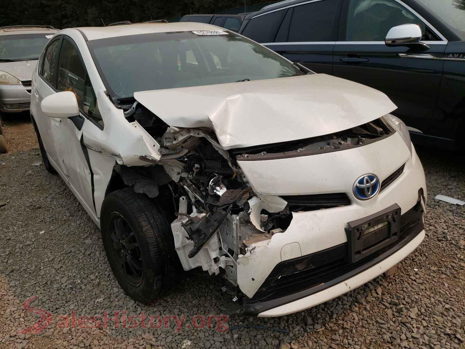 2013 TOYOTA PRIUS — VIN JTDKN3DU7D1728620
