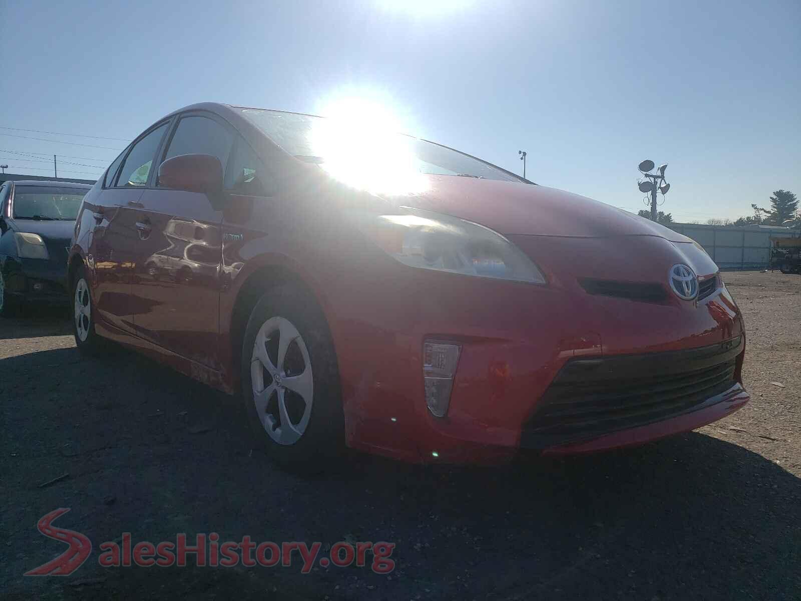 2013 TOYOTA PRIUS — VIN JTDKN3DU7D5581529