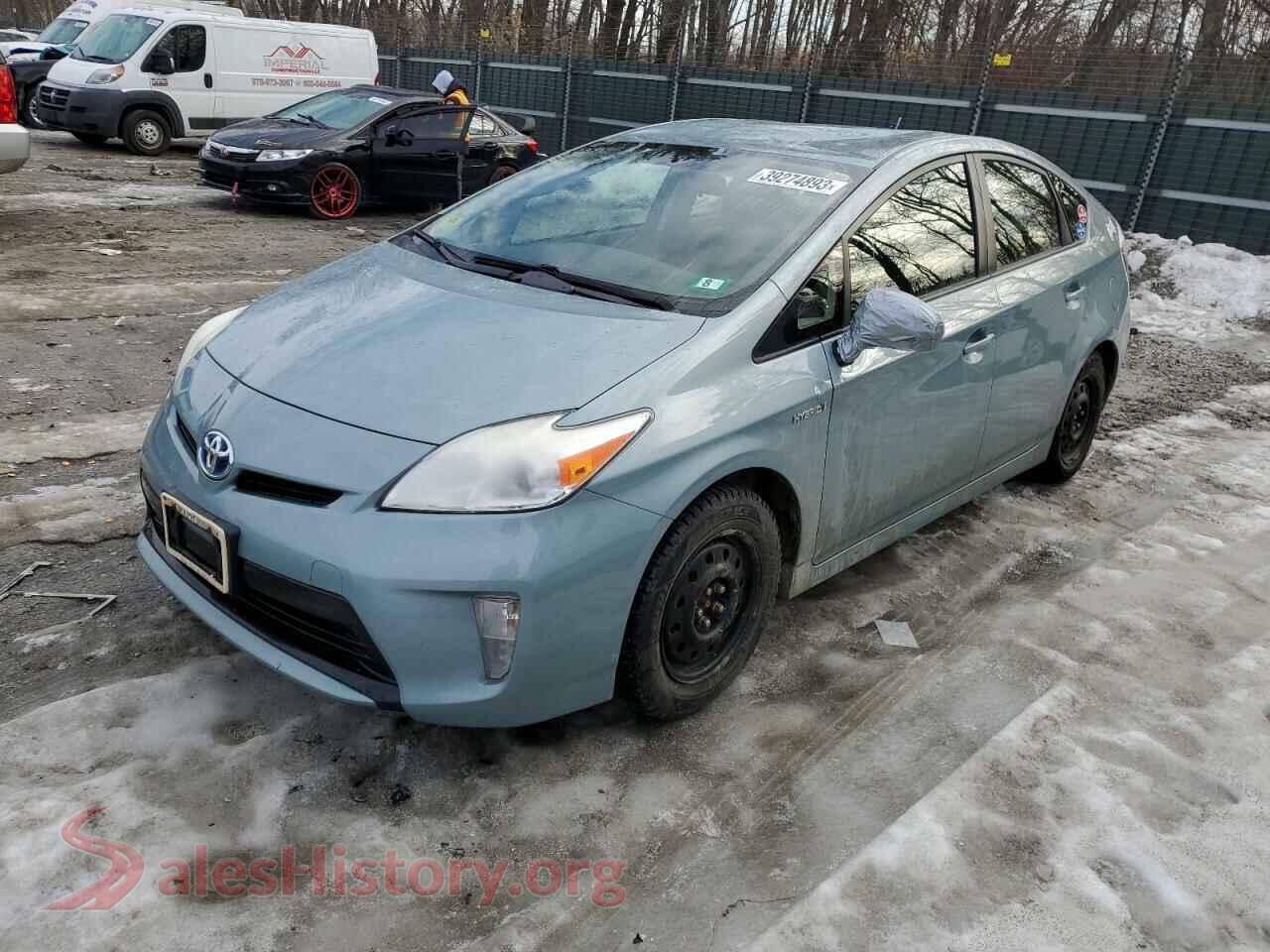 2013 TOYOTA PRIUS — VIN JTDKN3DU7D5660635