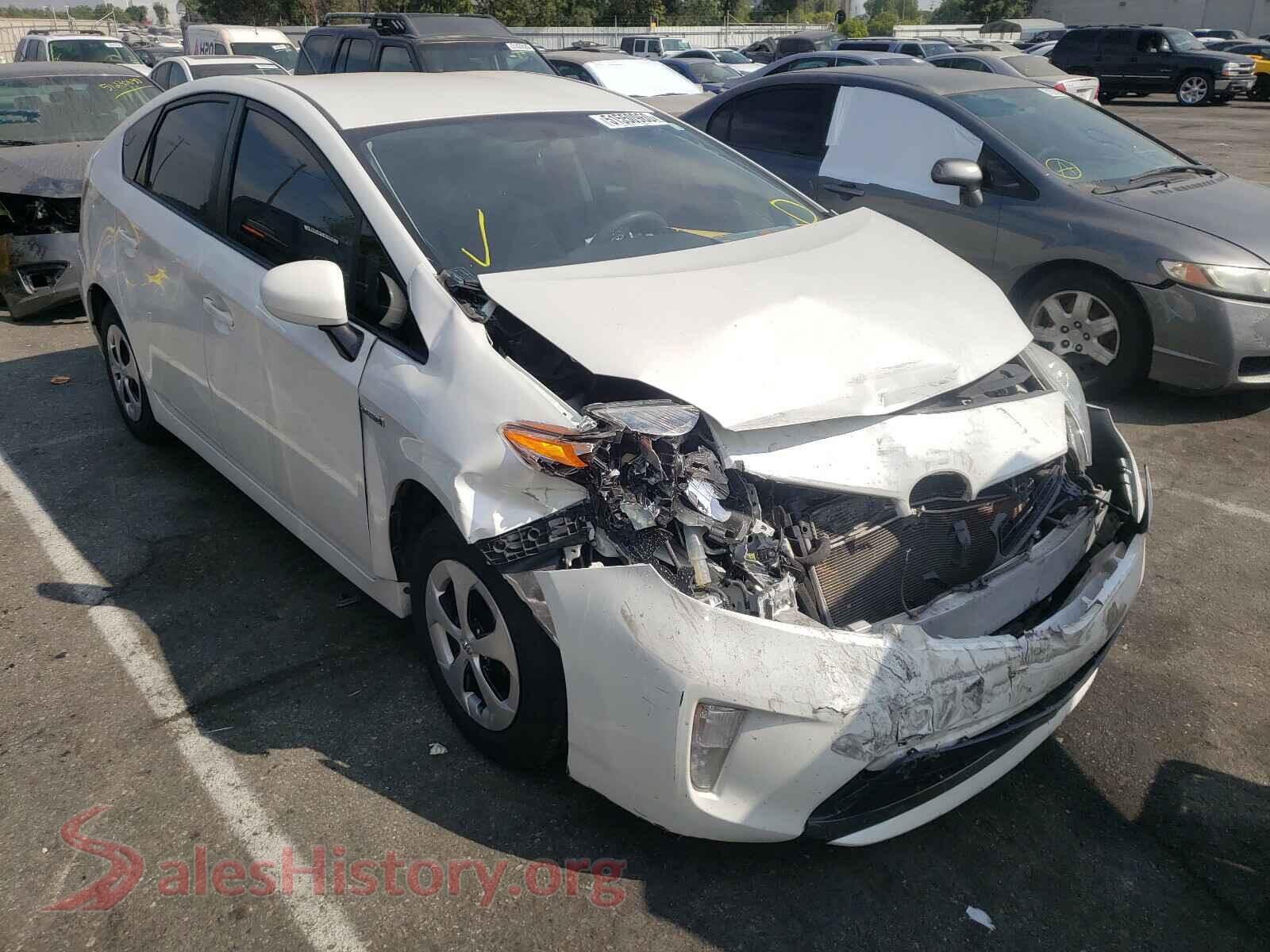 2014 TOYOTA PRIUS — VIN JTDKN3DU7E0360009