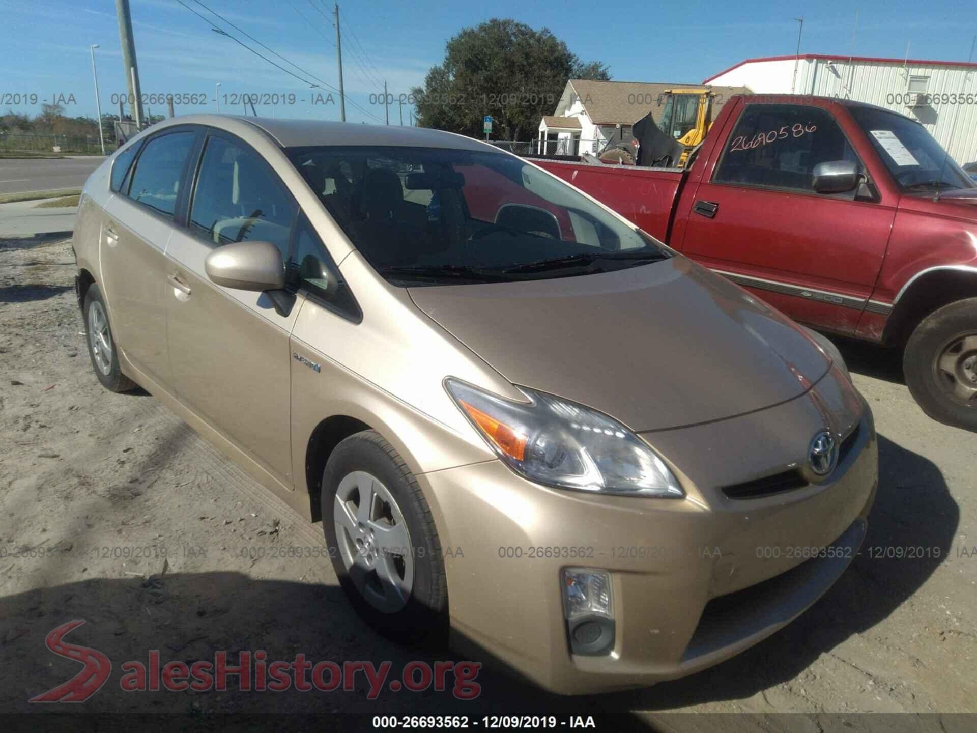 2010 Toyota Prius — VIN JTDKN3DU8A1007542