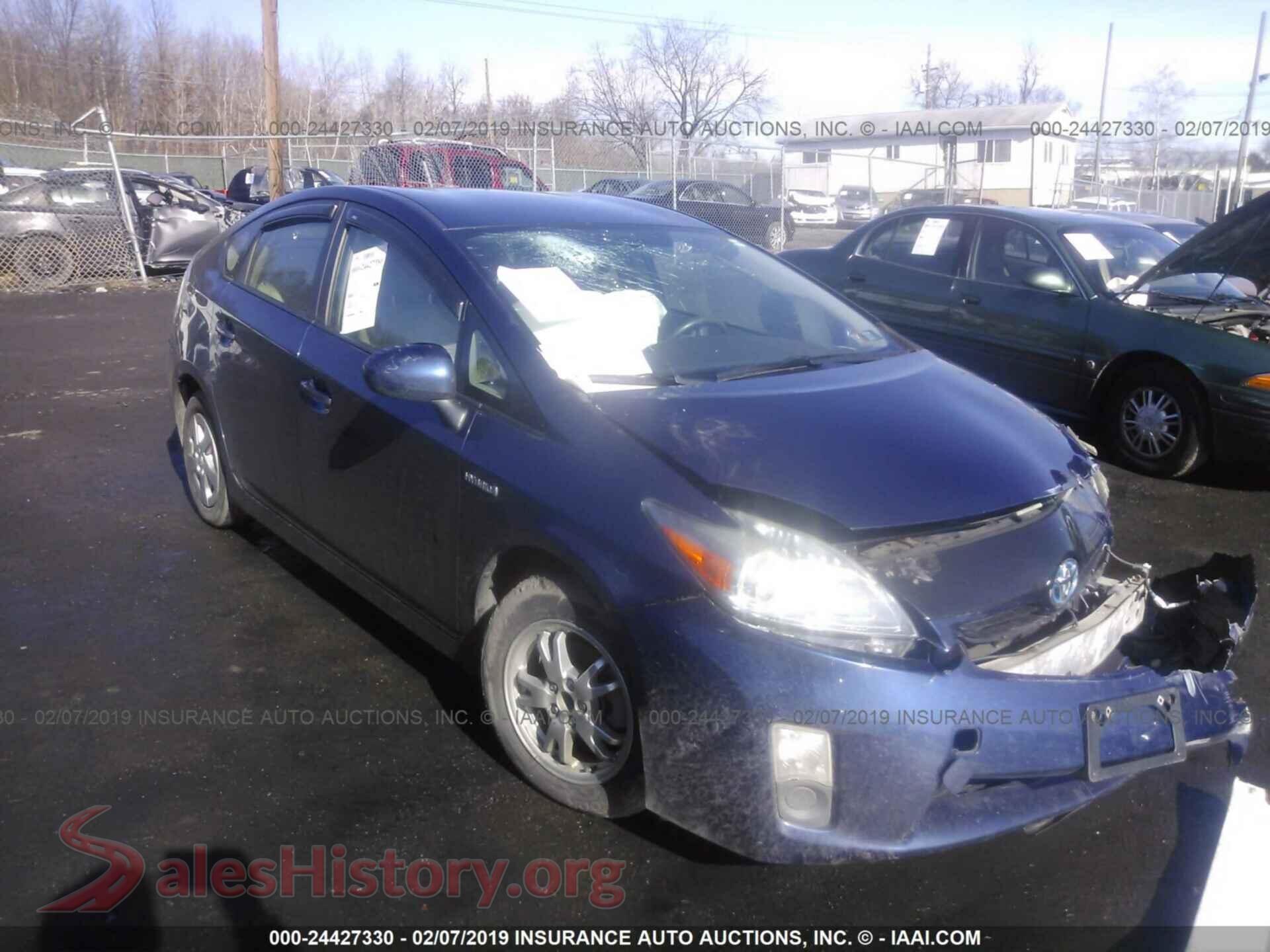 2010 TOYOTA PRIUS — VIN JTDKN3DU8A1308506