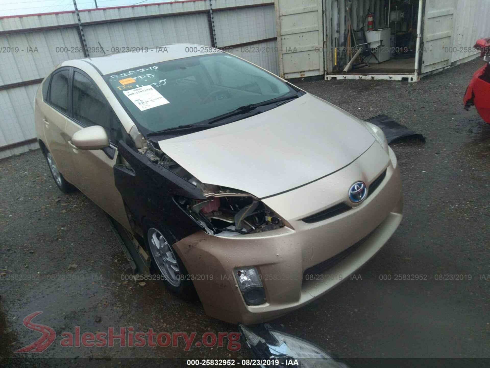 2011 TOYOTA PRIUS — VIN JTDKN3DU8B0258228