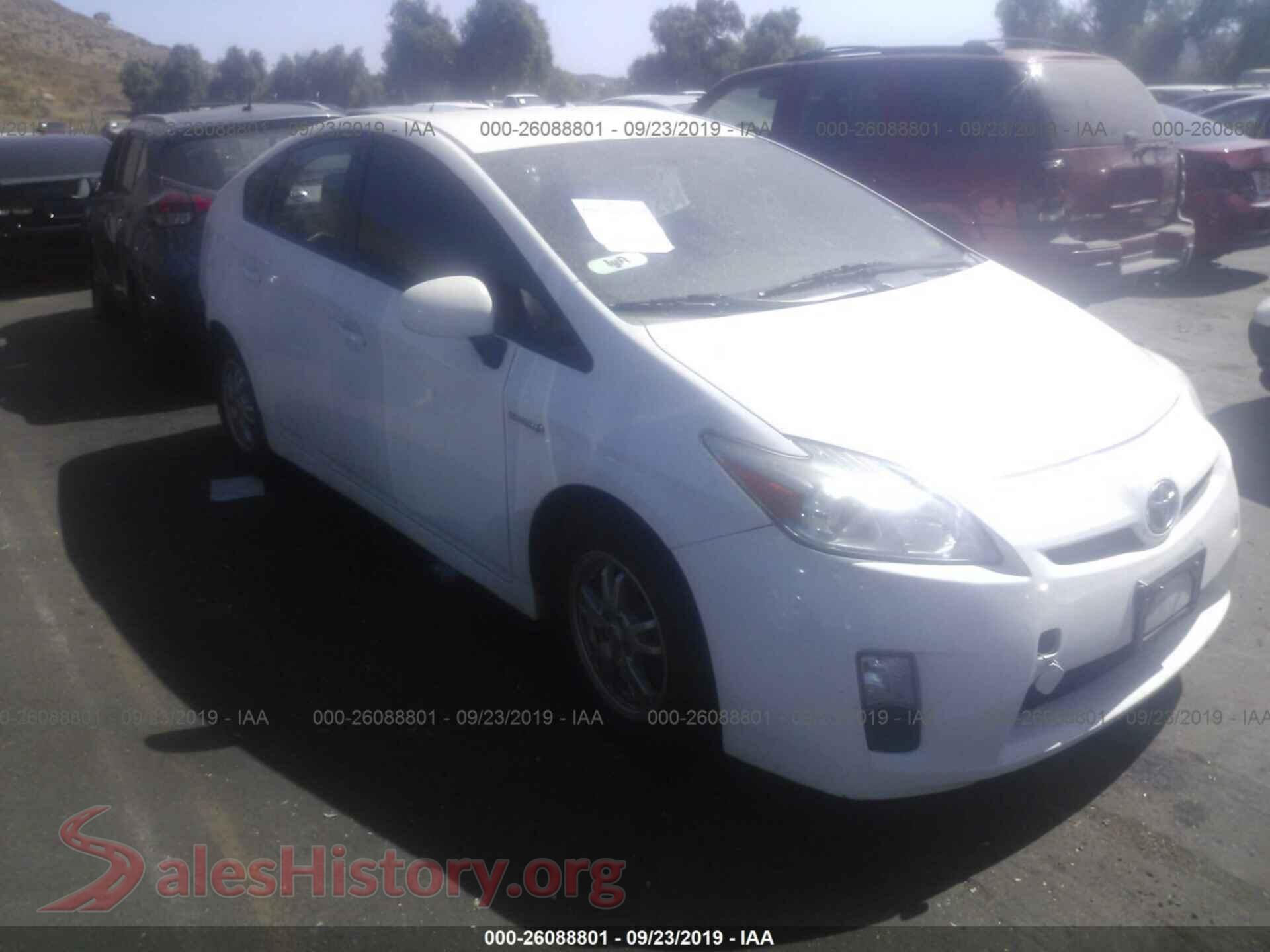 2011 TOYOTA PRIUS — VIN JTDKN3DU8B1355522