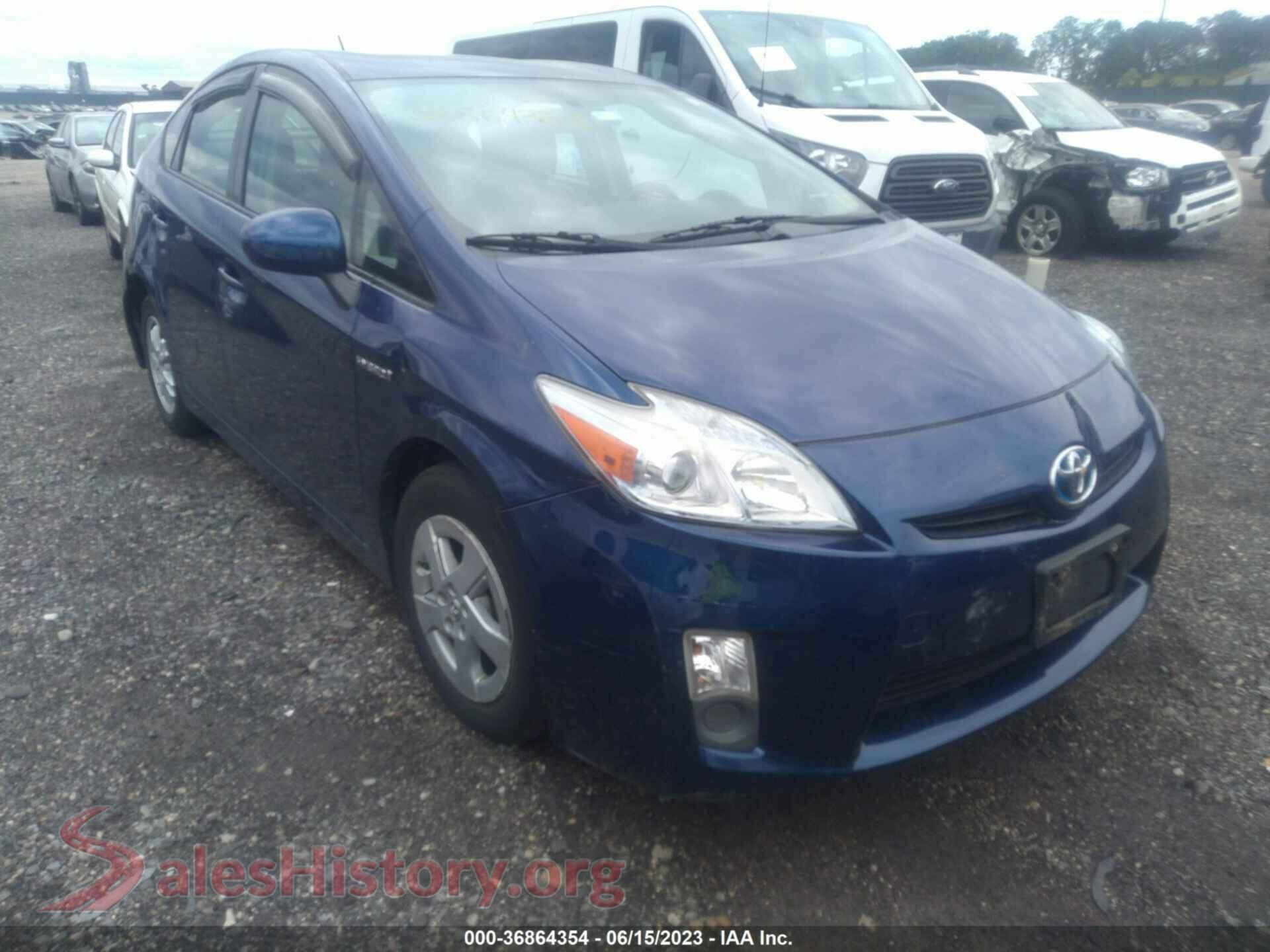 2011 TOYOTA PRIUS — VIN JTDKN3DU8B1371221