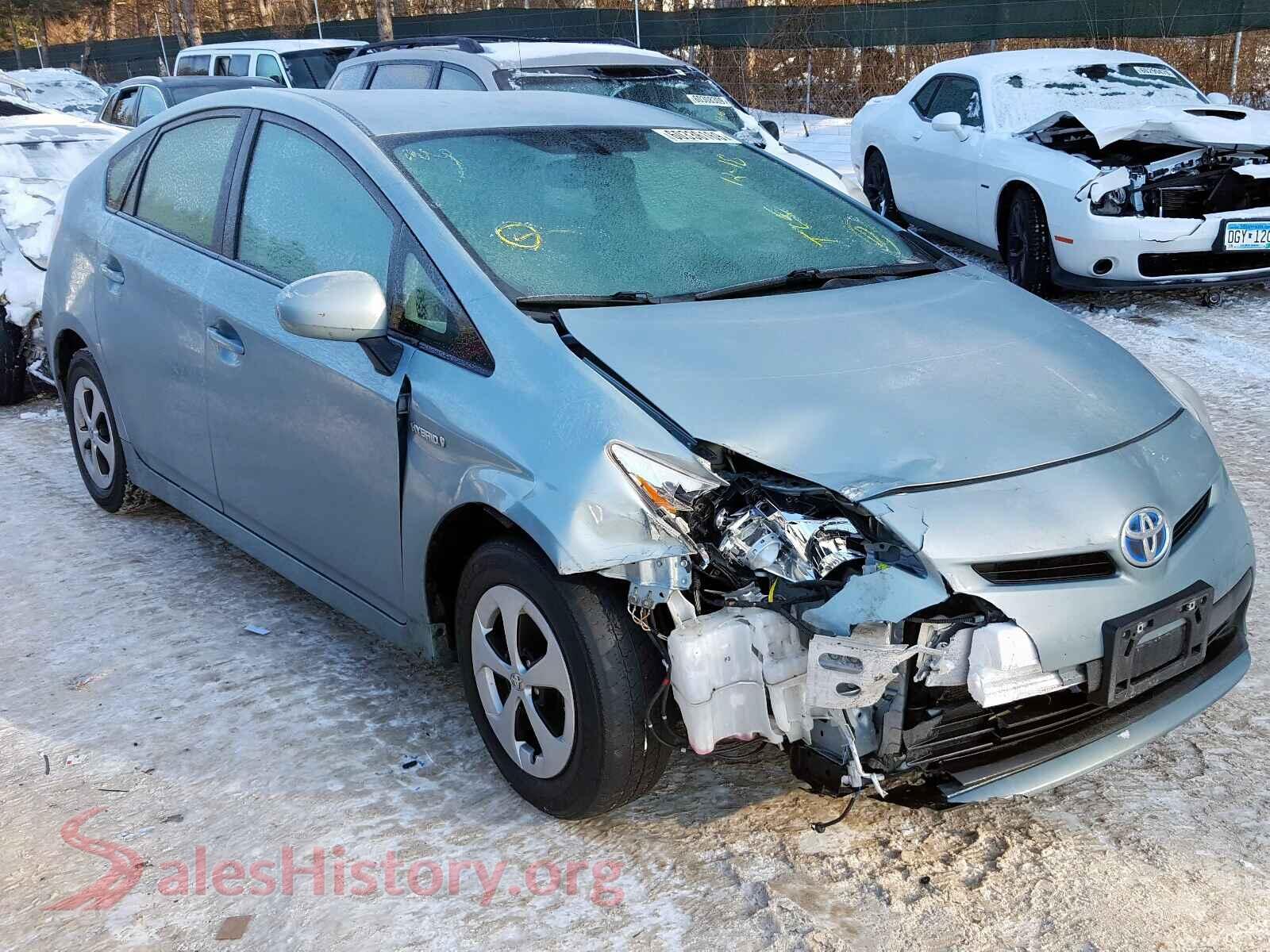 2012 TOYOTA PRIUS — VIN JTDKN3DU8C5413851