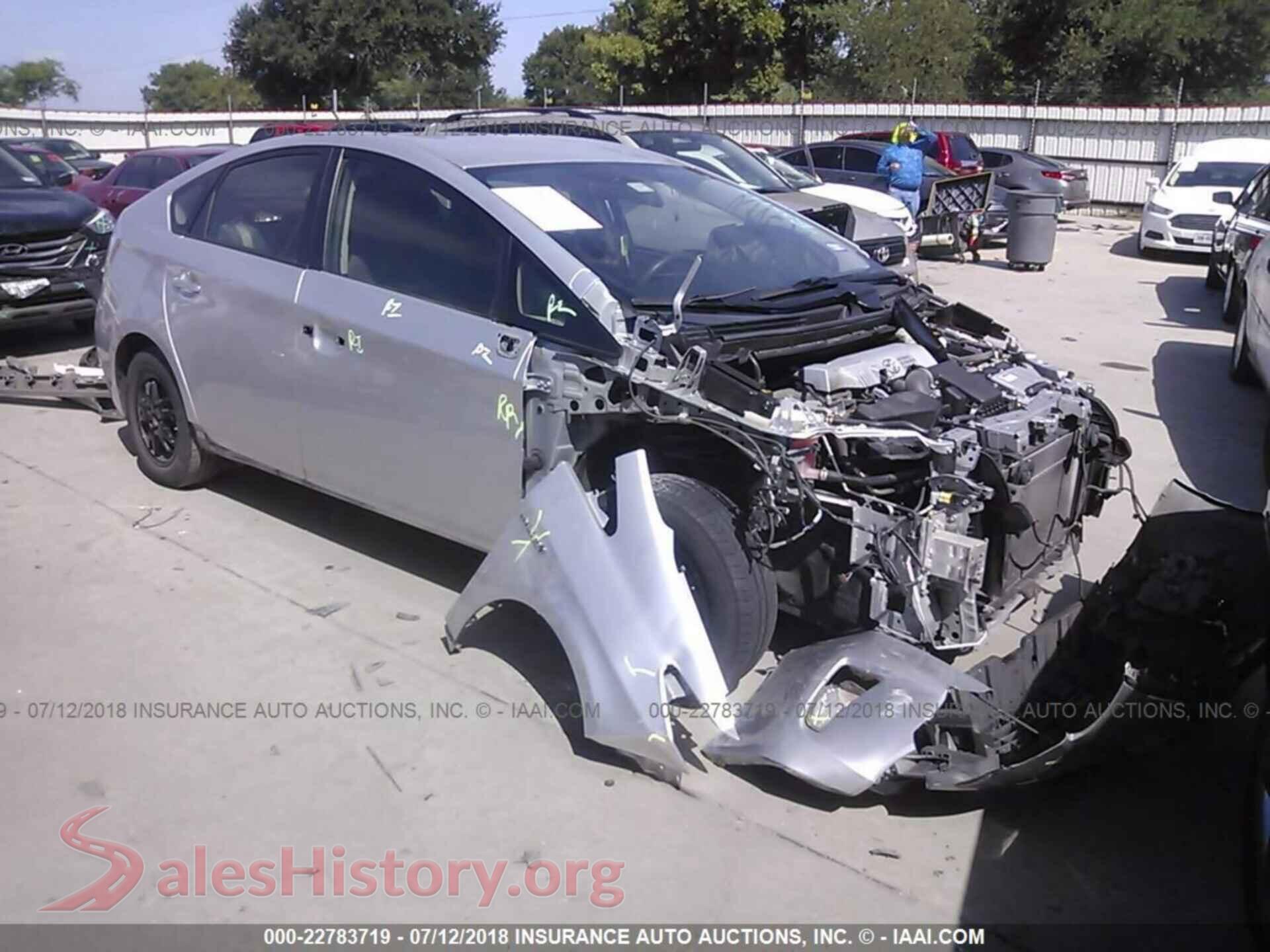 2012 Toyota Prius — VIN JTDKN3DU8C5489330