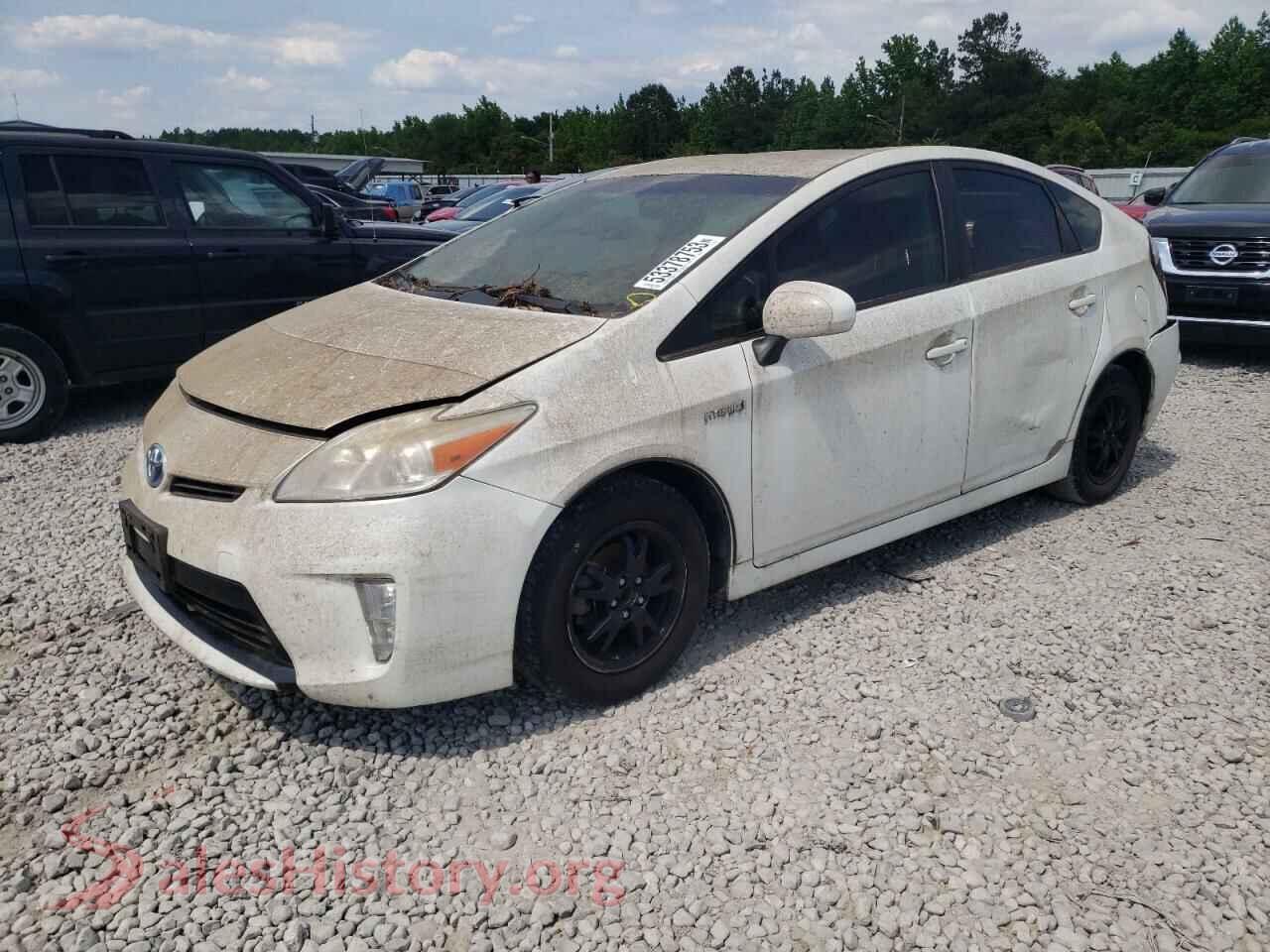2013 TOYOTA PRIUS — VIN JTDKN3DU8D0350345