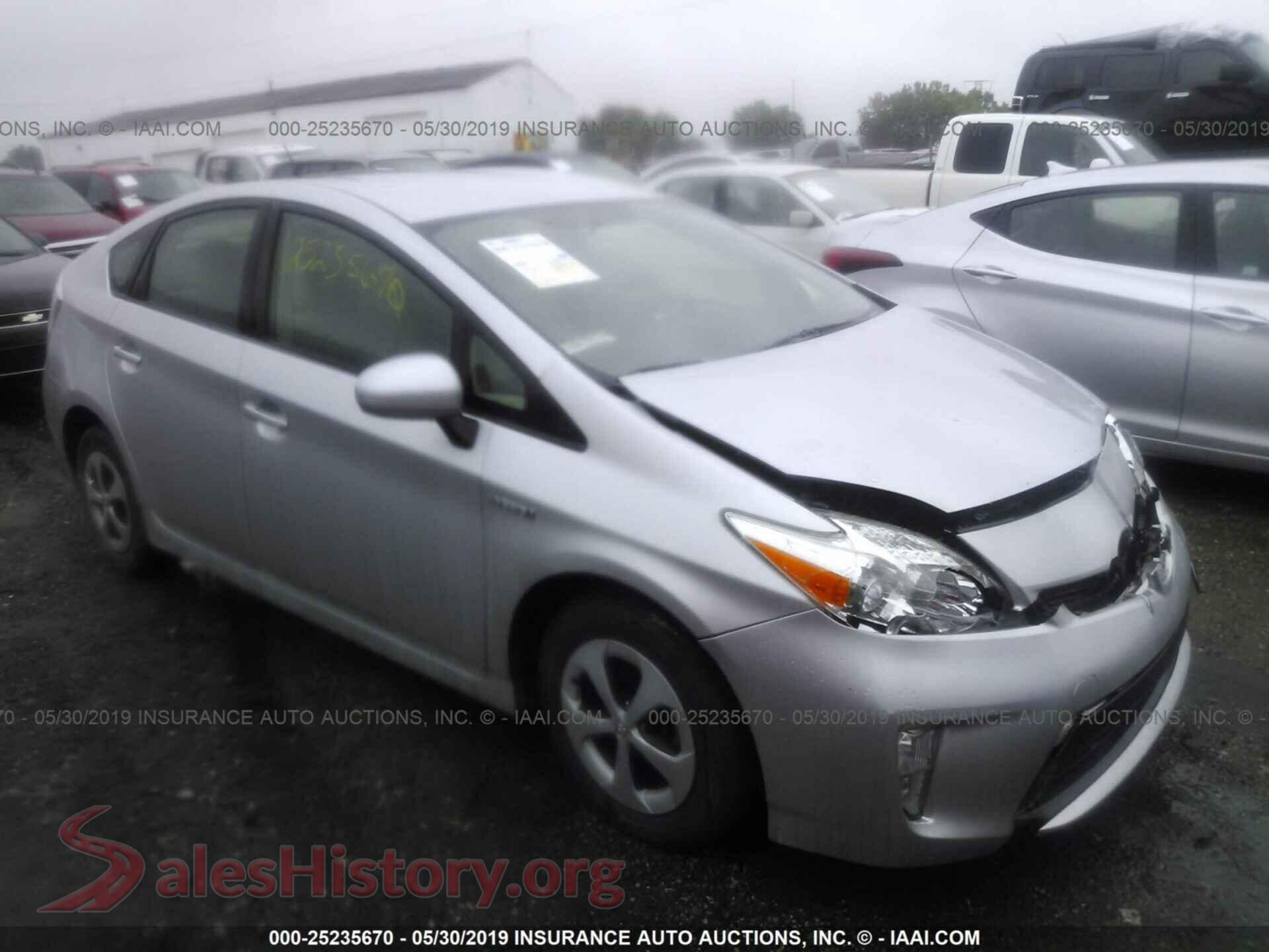 2013 TOYOTA PRIUS — VIN JTDKN3DU8D1705427