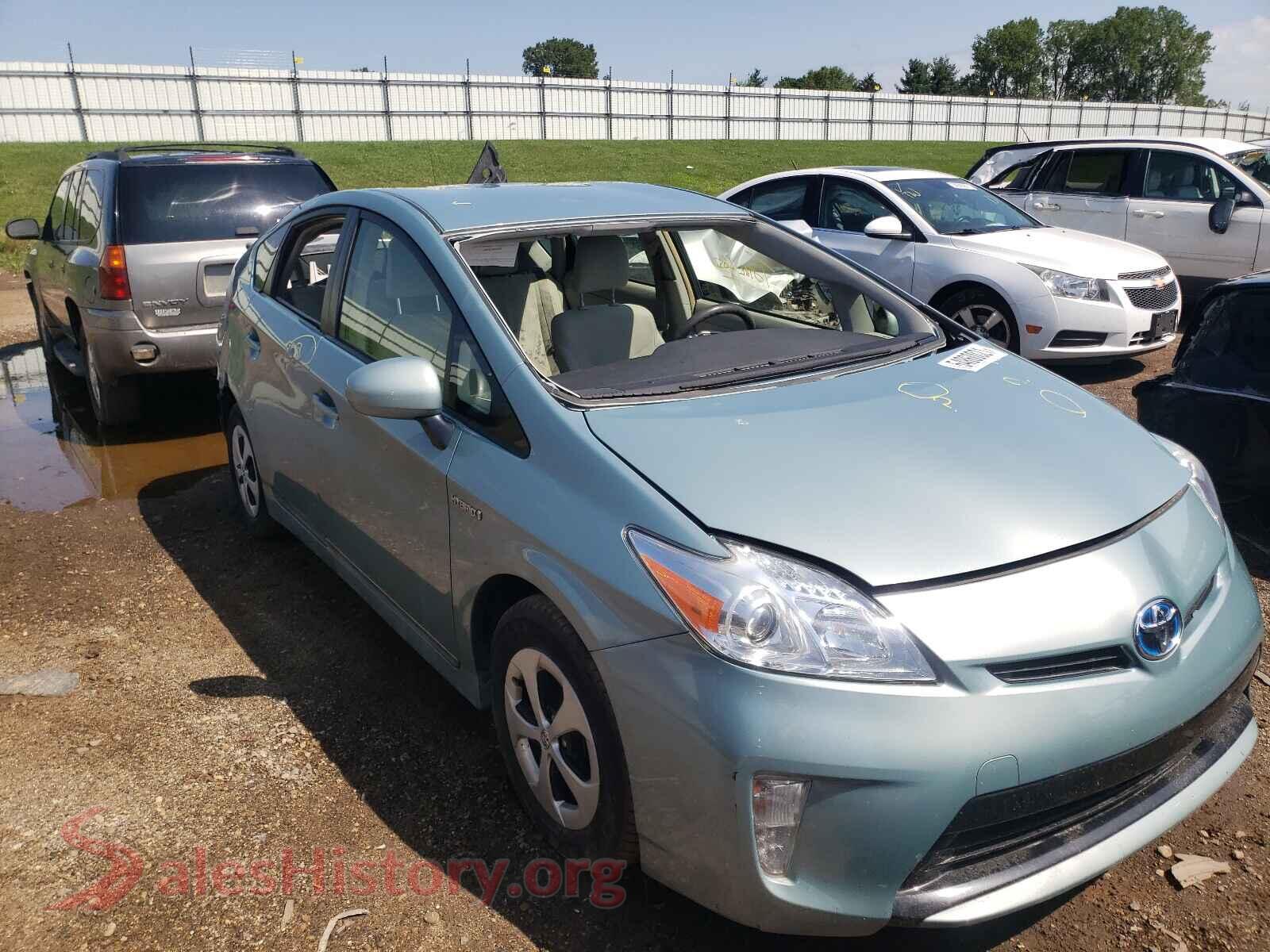 2013 TOYOTA PRIUS — VIN JTDKN3DU8D5703945