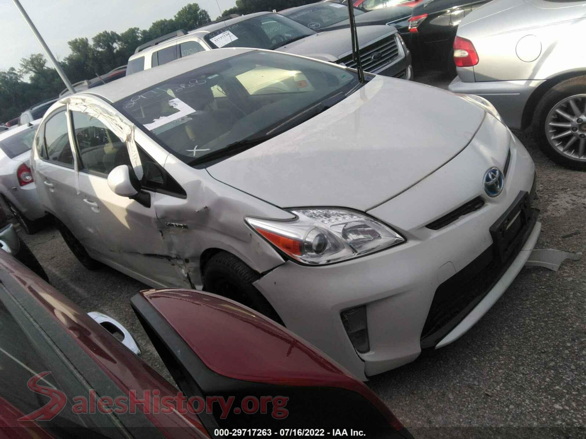 2015 TOYOTA PRIUS — VIN JTDKN3DU8F0425287