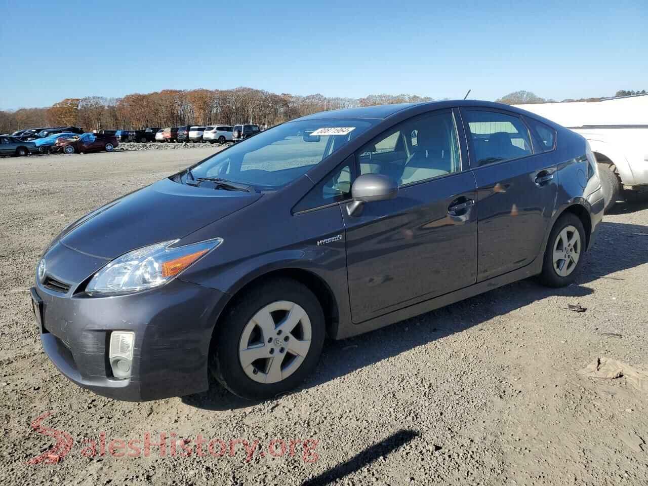 2010 TOYOTA PRIUS — VIN JTDKN3DU9A0011850