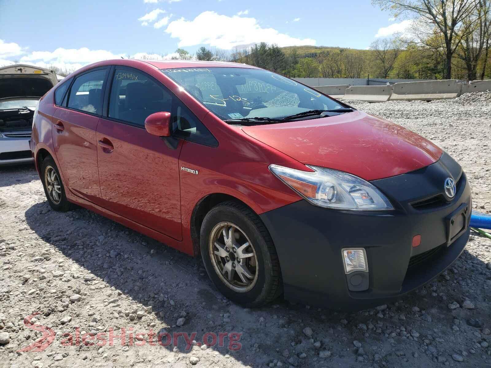 2010 TOYOTA PRIUS — VIN JTDKN3DU9A0190116